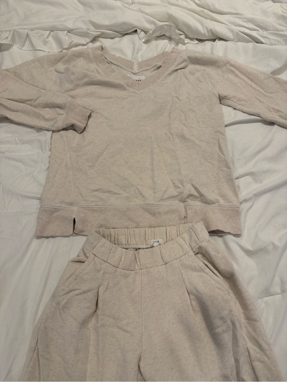 aerie Neutral Cream Matching Set